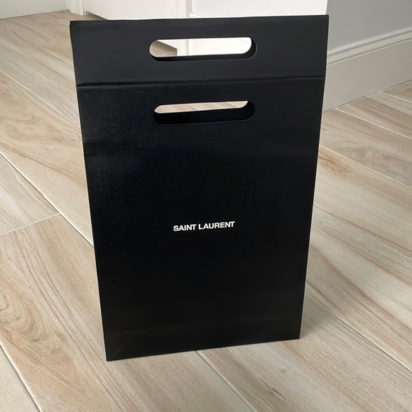 NEW SAINT LAURENT PAPER GIFT BAG - Picture 1 of 6